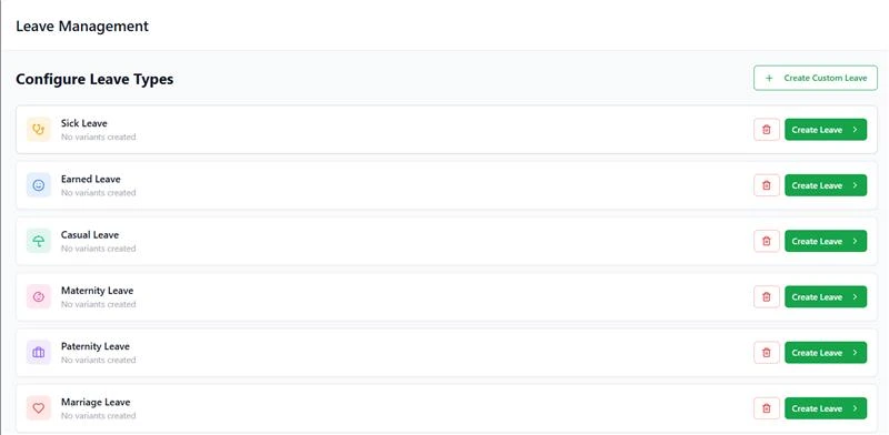 Plan your breaks - Leave types and planning